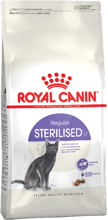 Корм Роял Канин для стерилизованных кошек (Royal Canin Sterilised 37)